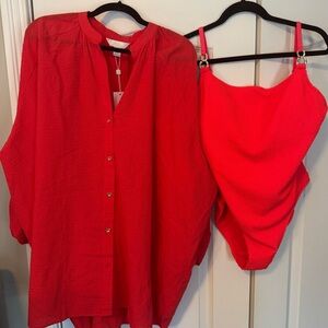 NWT! Lilly Pulitzer Alizee Swimsuit and Andrae Coverup